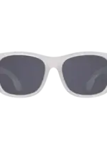 Babiators Original Navigator: Silver Shimmer Smoke Lenses