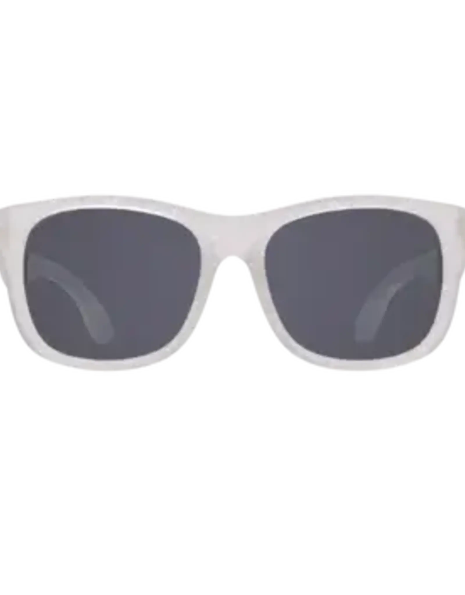 Babiators Original Navigator: Silver Shimmer Smoke Lenses