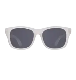 Babiators Original Navigator: Silver Shimmer Smoke Lenses
