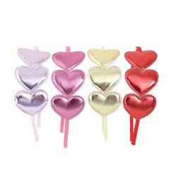 Bows Arts Metallic Heart Headband