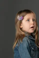 Bows Arts Rhinestone Heart Pop Clip