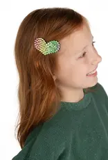 Bows Arts Rhinestone Heart Pop Clip