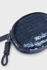 Abel & Lula Sequins Bum Bag in Navy