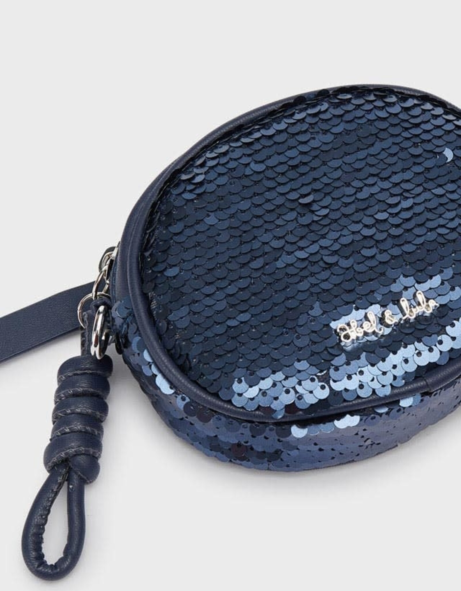 Abel & Lula Sequins Bum Bag in Navy