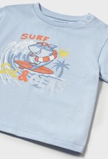 Mayoral Sky Blue Sailing Shark Shirt
