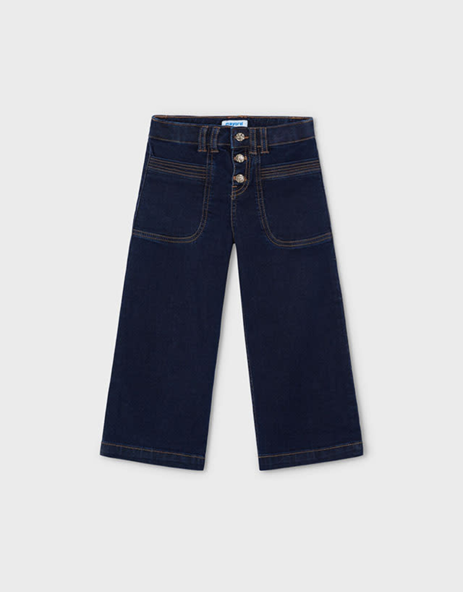 Mayoral Dark Wide Leg Trousers