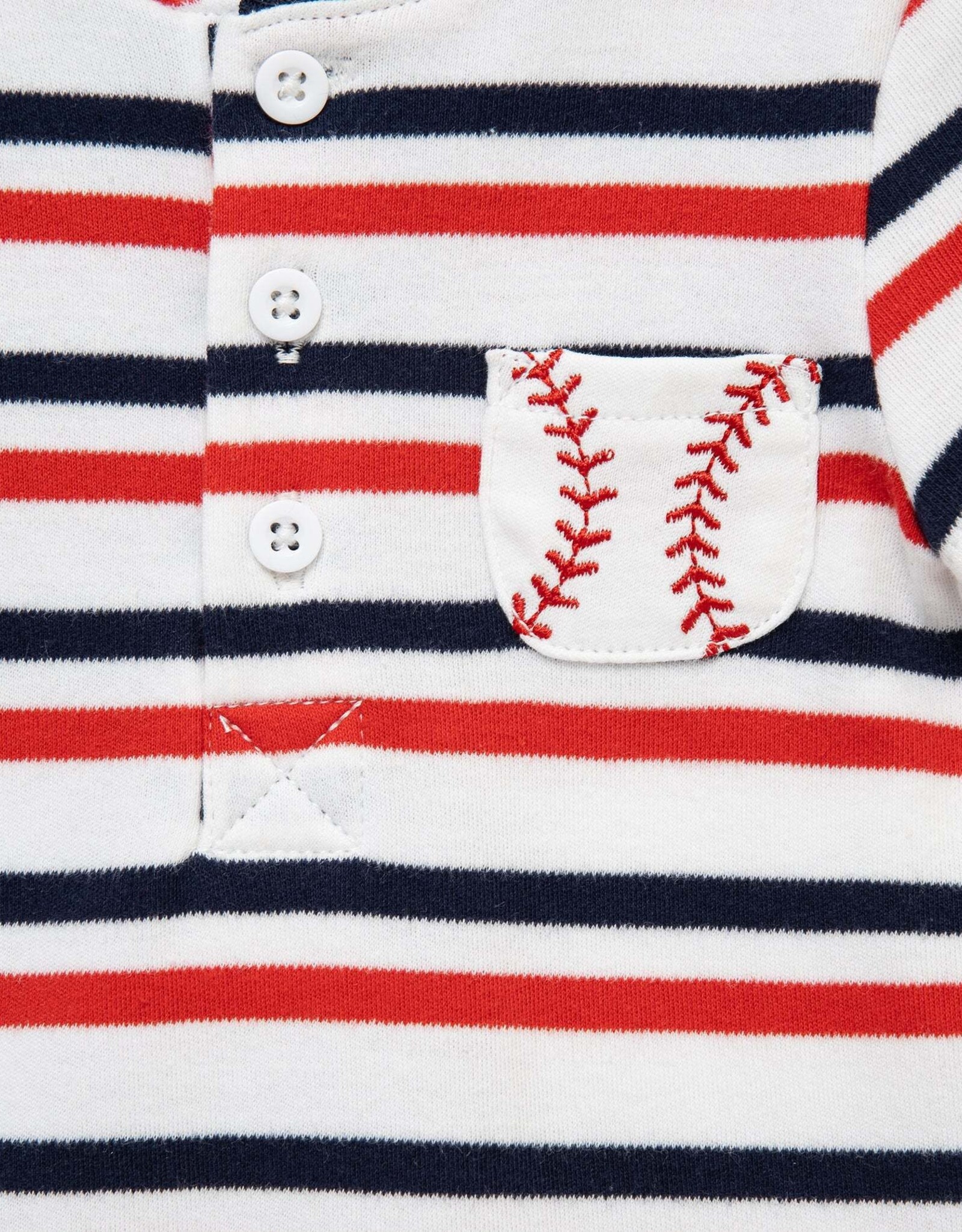 Little Me Baseball Short Set