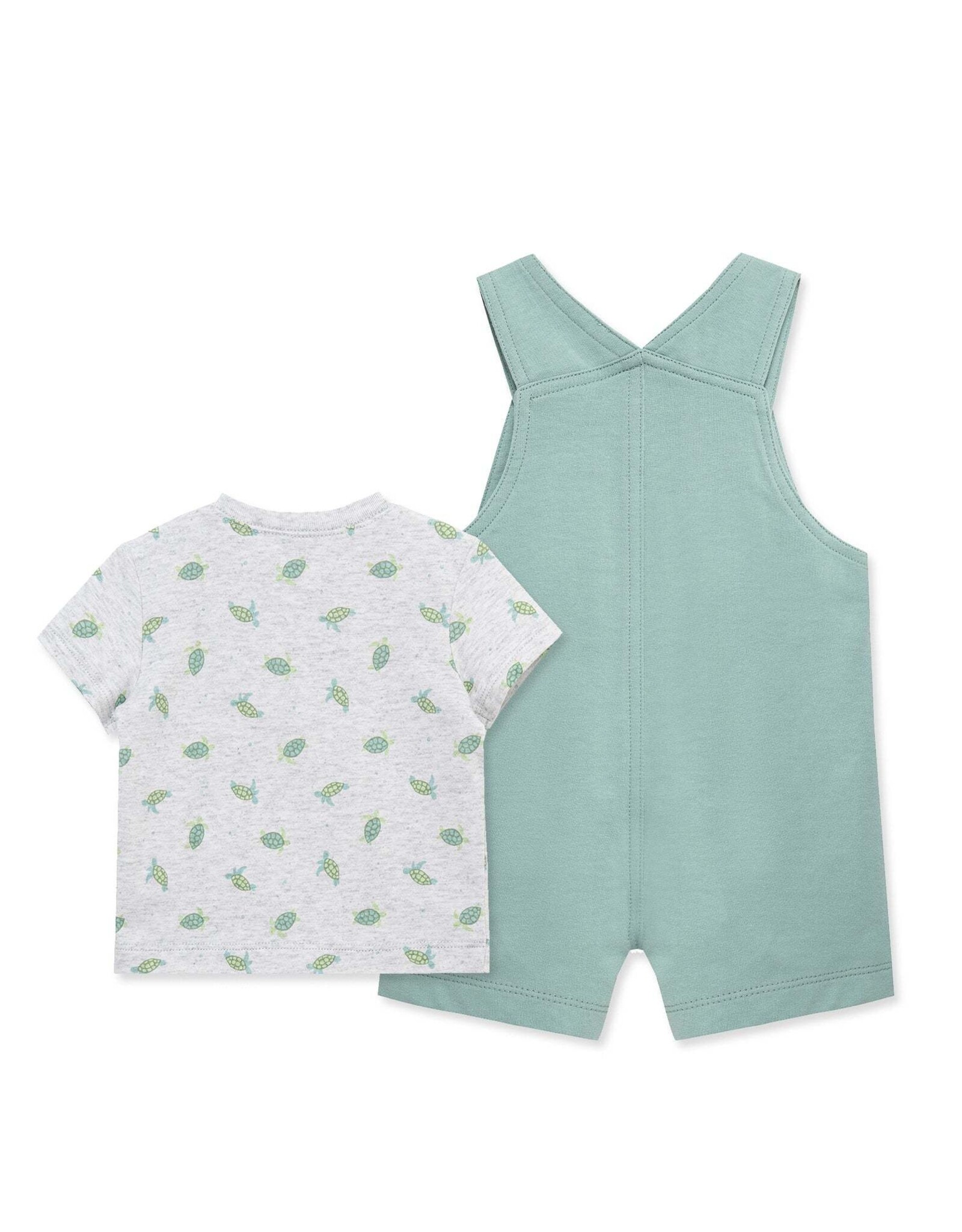 Little Me Turtle Shortall Set