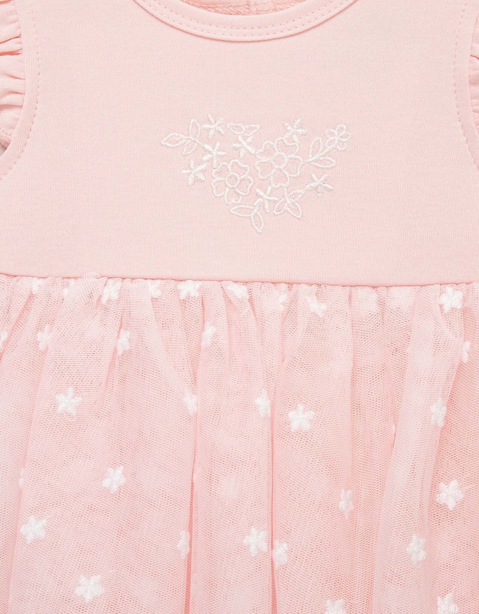 Little Me Lace Border Tutu Popover & Headband