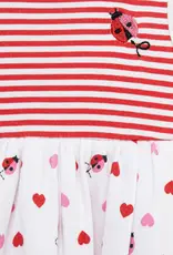 Little Me Ladybugs Knit Popover & Hat