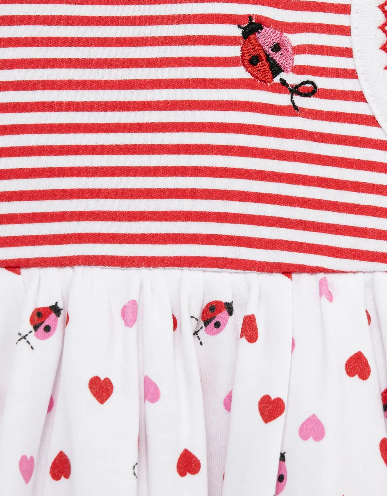 Little Me Ladybugs Knit Popover & Hat