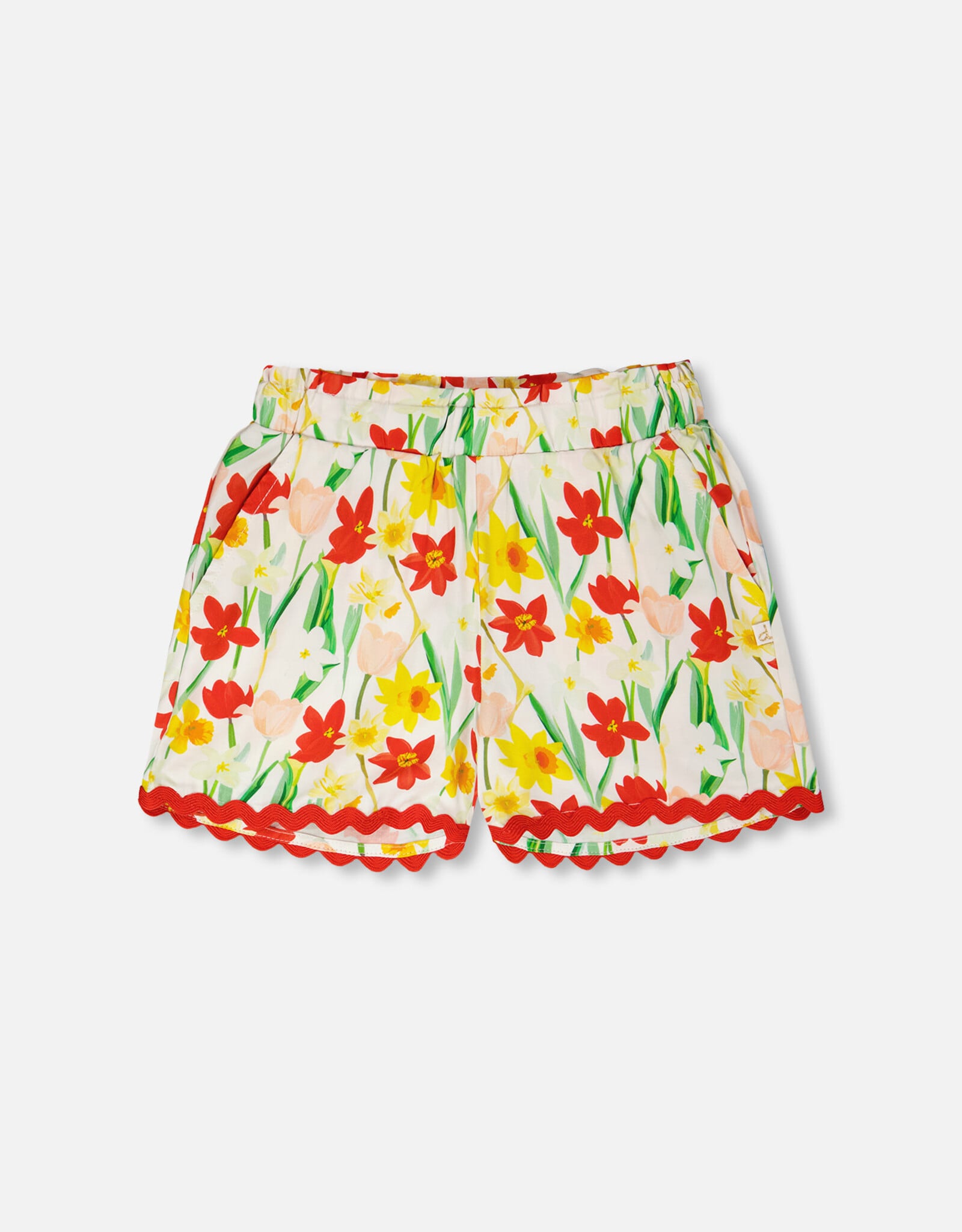 Deux Par Deux Daffodils Viscose Short