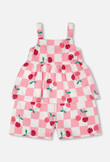 Deux Par Deux Cherry Print Romper