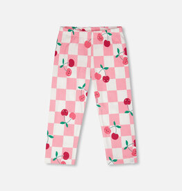 Deux Par Deux Cherry Print Capri