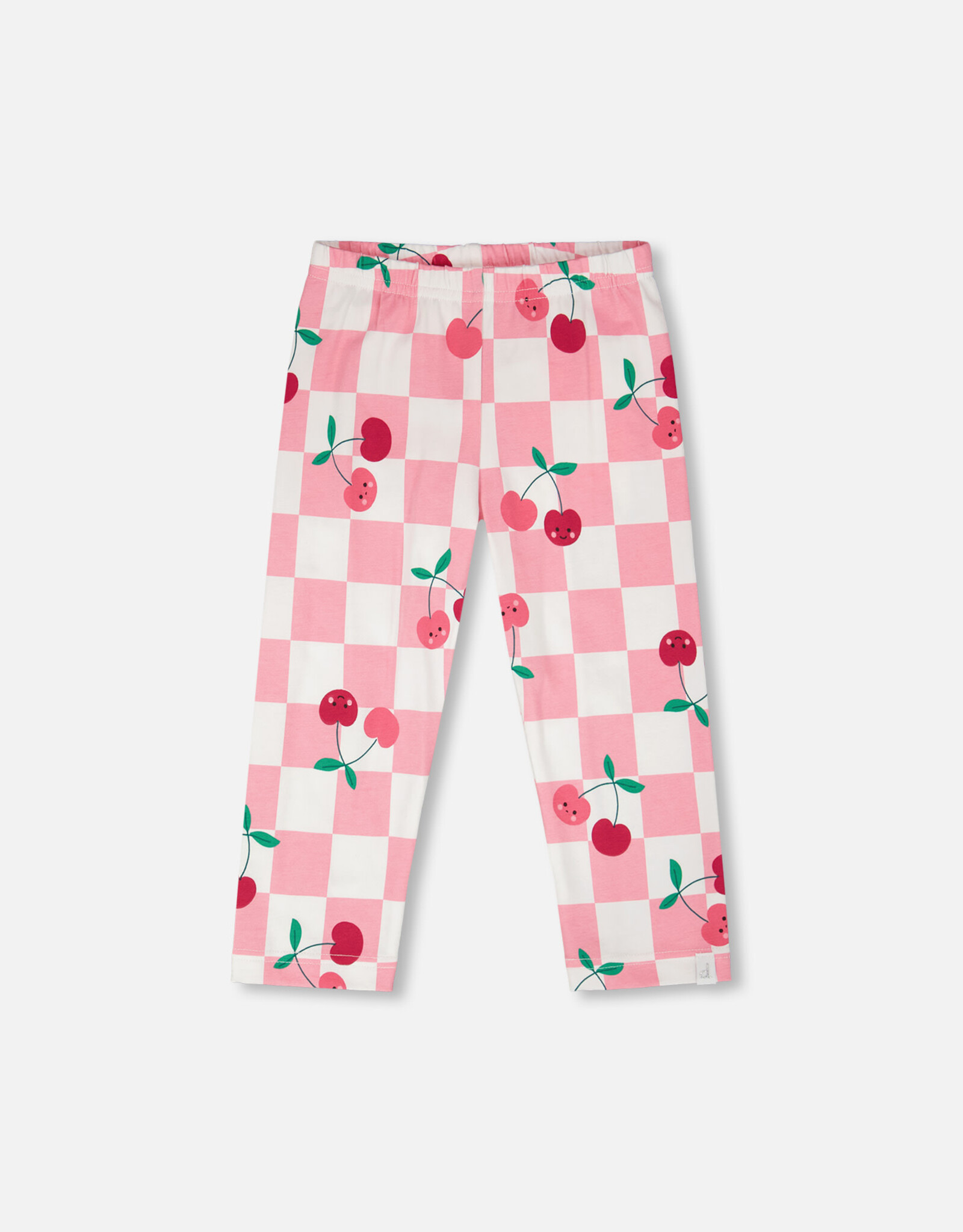 Deux Par Deux Cherry Print Capri