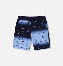 Deux Par Deux Blue Surf Terry Shorts
