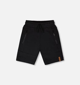 Deux Par Deux Anthracite Terry Shorts Boys