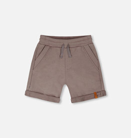 Deux Par Deux Medium Gray Terry Shorts Boys