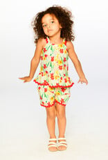 Deux Par Deux Daffodils Viscose Top