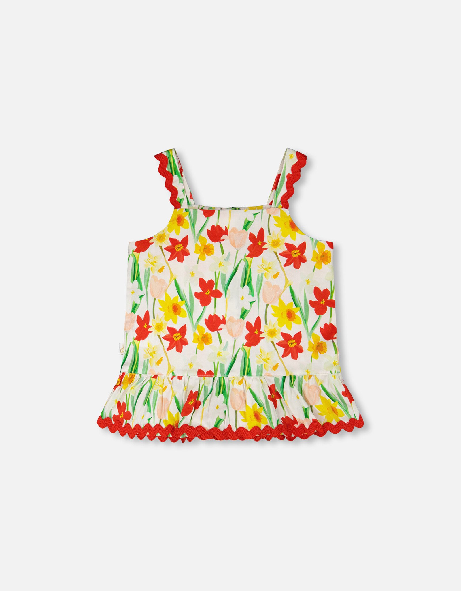 Deux Par Deux Daffodils Viscose Top