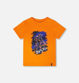 Deux Par Deux Orange BMX Bike Shirt