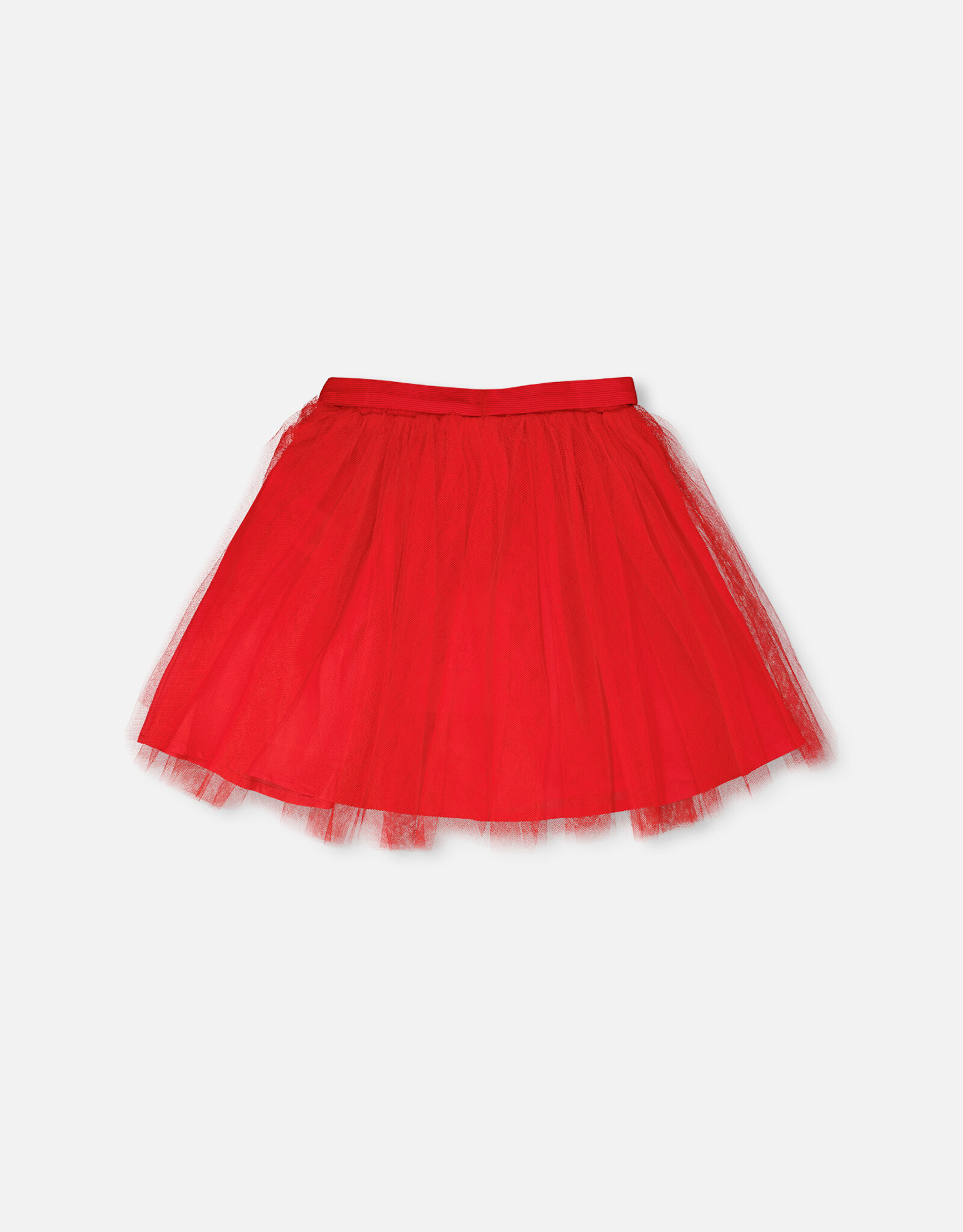 Deux Par Deux High Risk Red Mesh/Eyelet Skirt