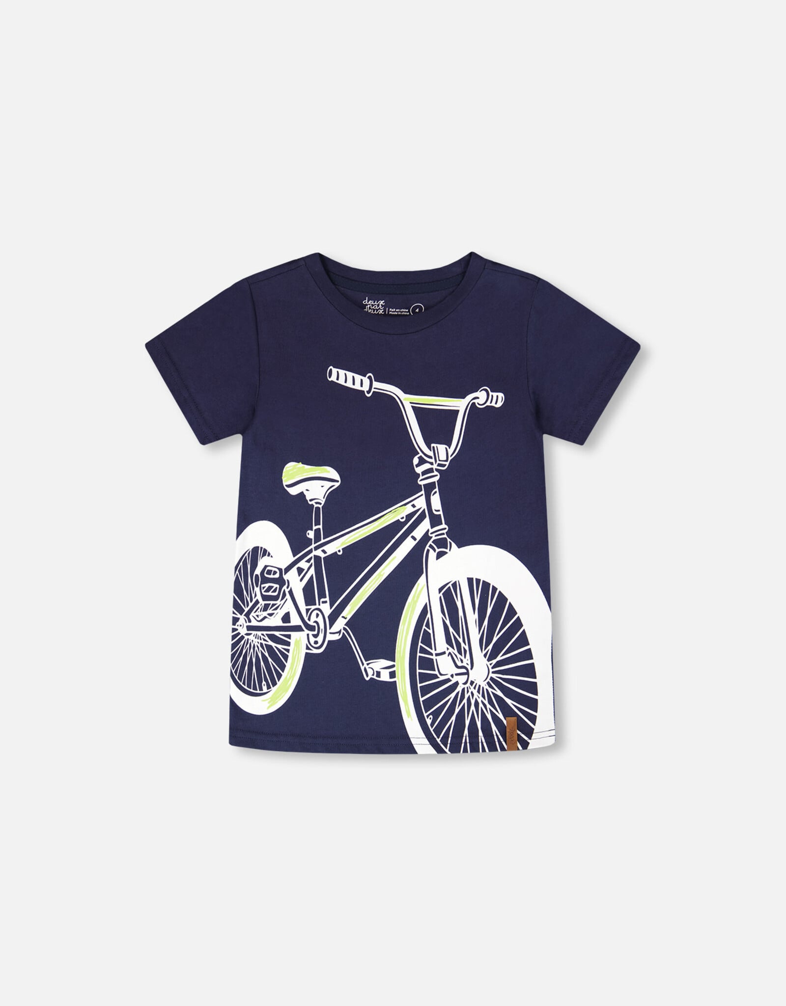 Deux Par Deux Peacoat Bike T-Shirt