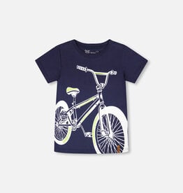 Deux Par Deux Peacoat Bike T-Shirt