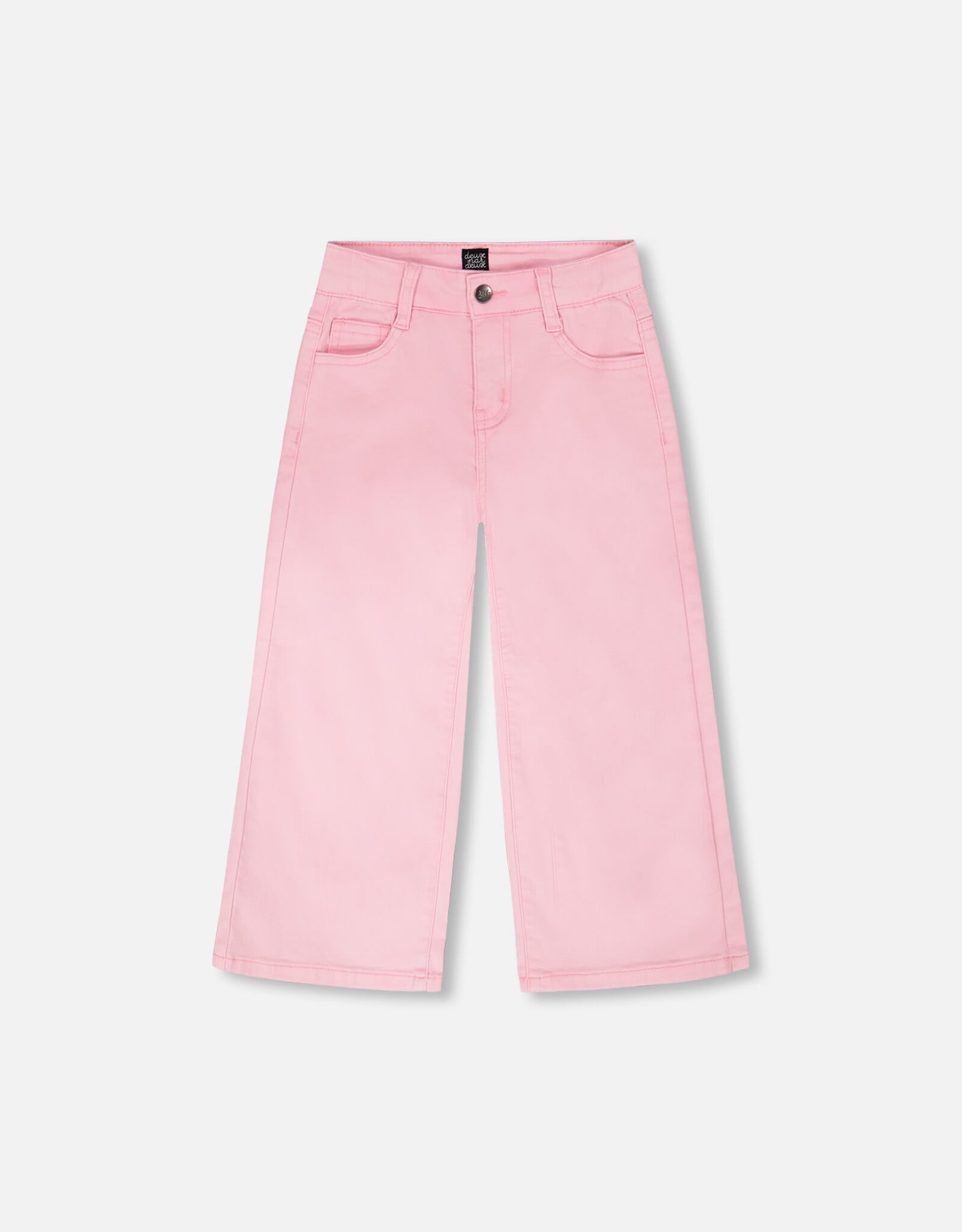 Deux Par Deux Prism Pink Wide Leg Jeans