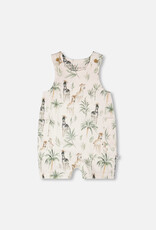 Deux Par Deux Zebra Jungle Romper