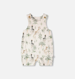 Deux Par Deux Zebra Jungle Romper