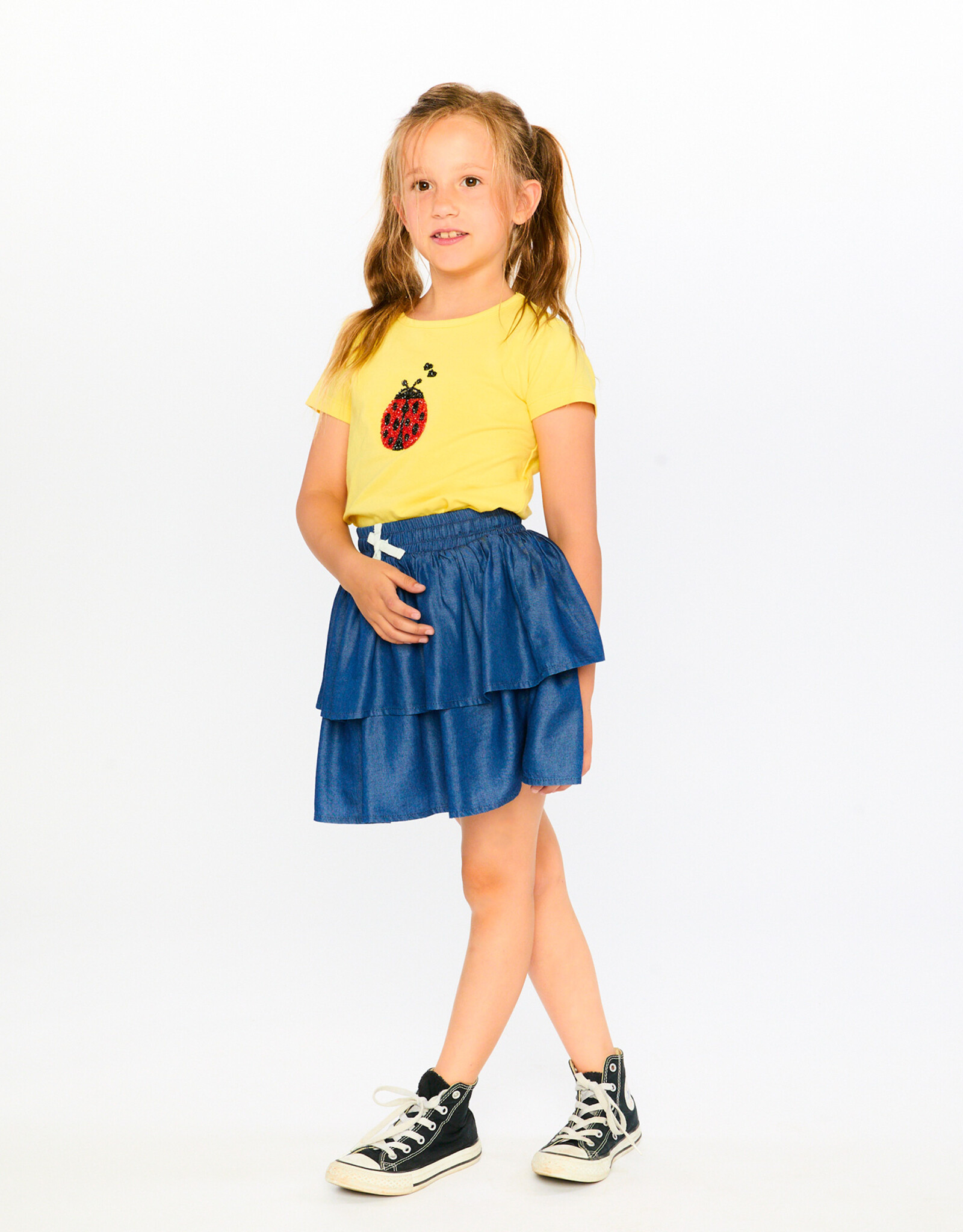 Deux Par Deux Lemon Ladybug T-Shrt