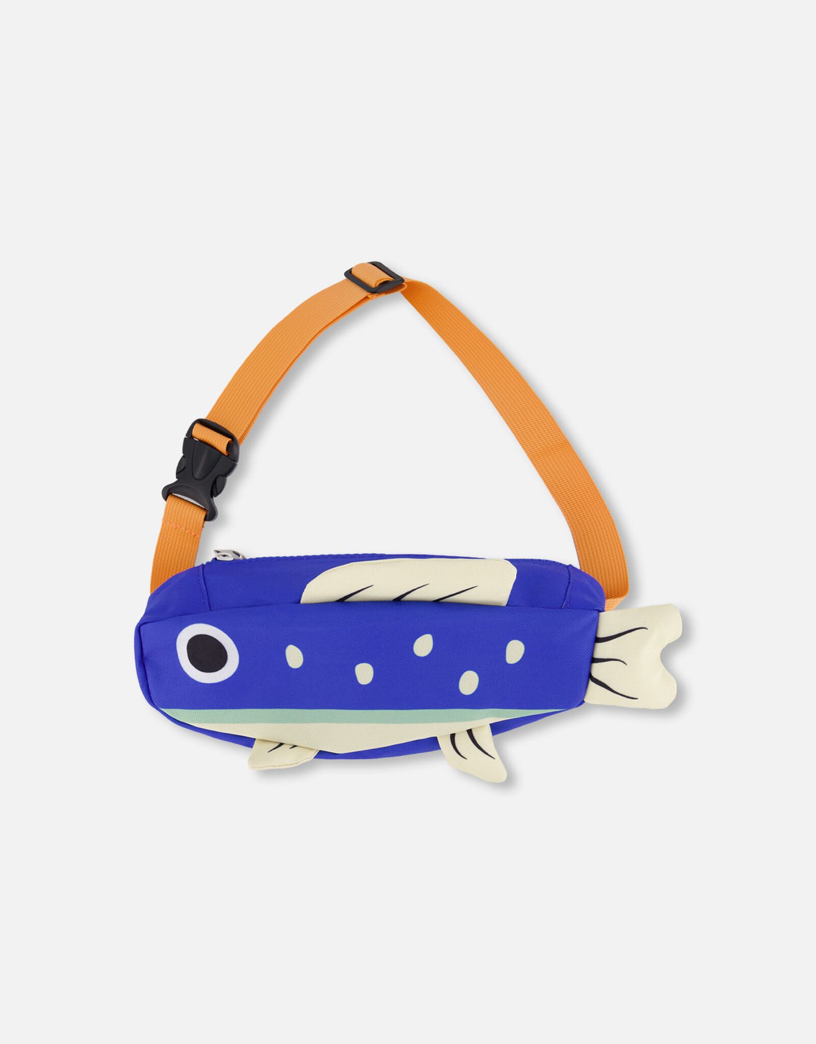 Deux Par Deux Dazzling Blue Fish Fanny Pack