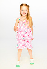 Deux Par Deux Cherry Print Romper