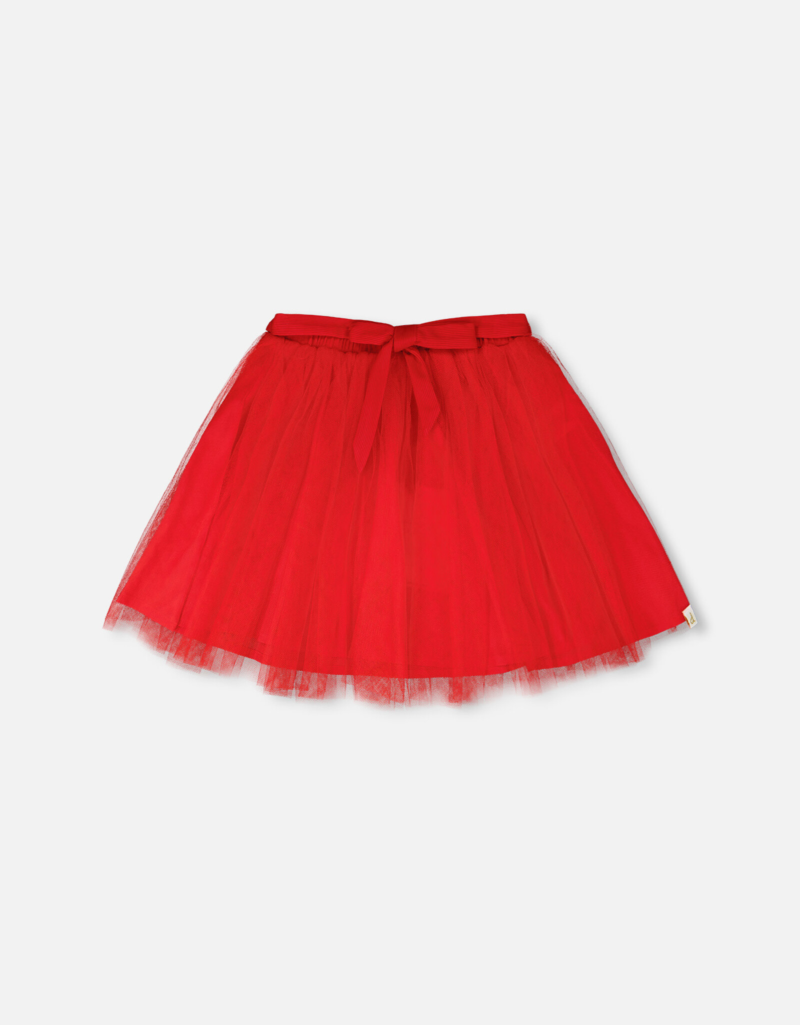 Deux Par Deux High Risk Red Mesh/Eyelet Skirt