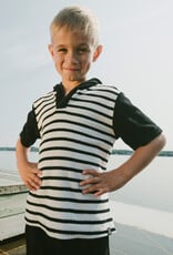 Deux Par Deux Peacoat Striped T-Shirt with Shorts