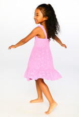 Deux Par Deux Lilac Flowers Beach Dress