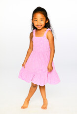 Deux Par Deux Lilac Flowers Beach Dress