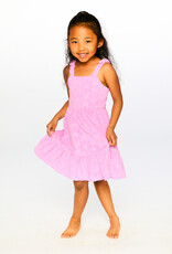 Deux Par Deux Lilac Flowers Beach Dress