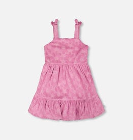 Deux Par Deux Lilac Flowers Beach Dress