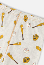 Deux Par Deux Baseballs and Bats 2 Pc Pajama Set