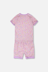 Deux Par Deux Leopard 2 Pc Pajama Set