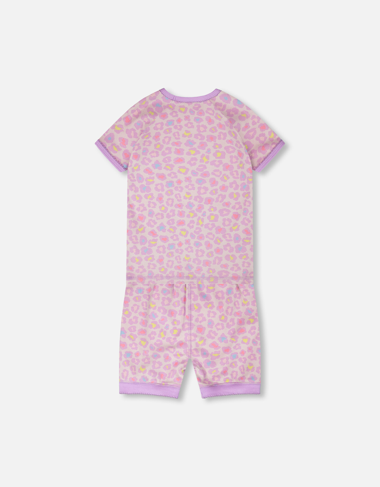 Deux Par Deux Leopard 2 Pc Pajama Set