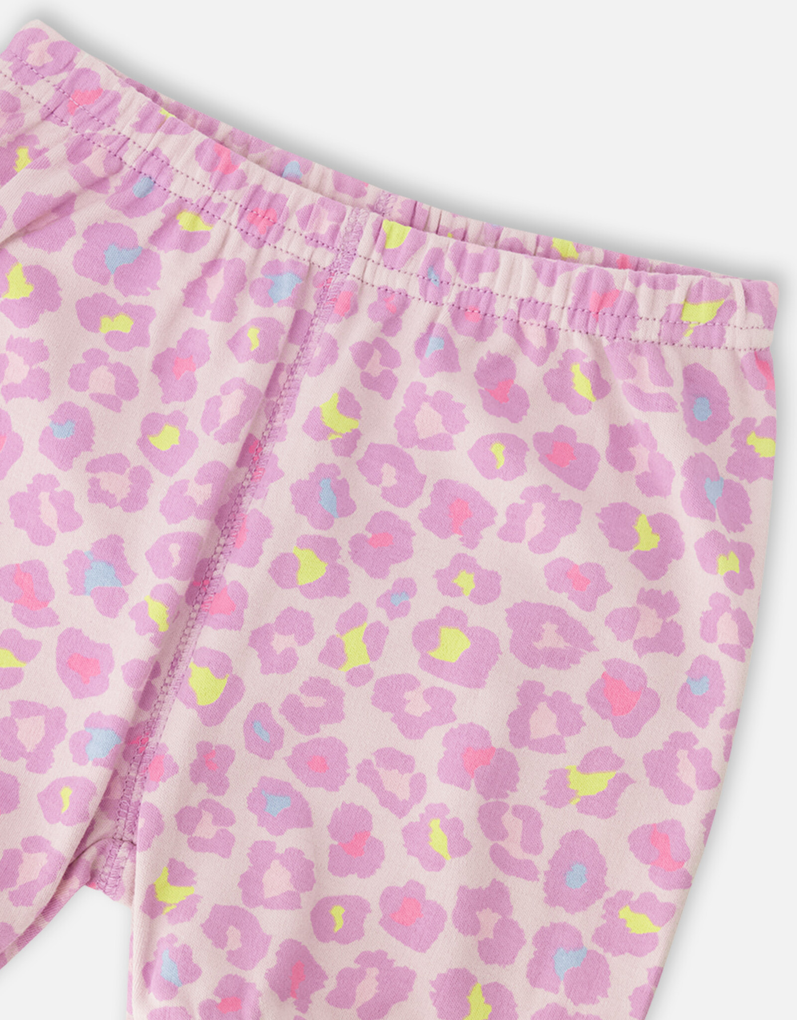 Deux Par Deux Leopard 2 Pc Pajama Set