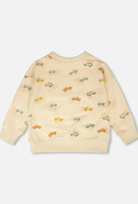 Deux Par Deux Safari Jeeps Terry Sweatshirt