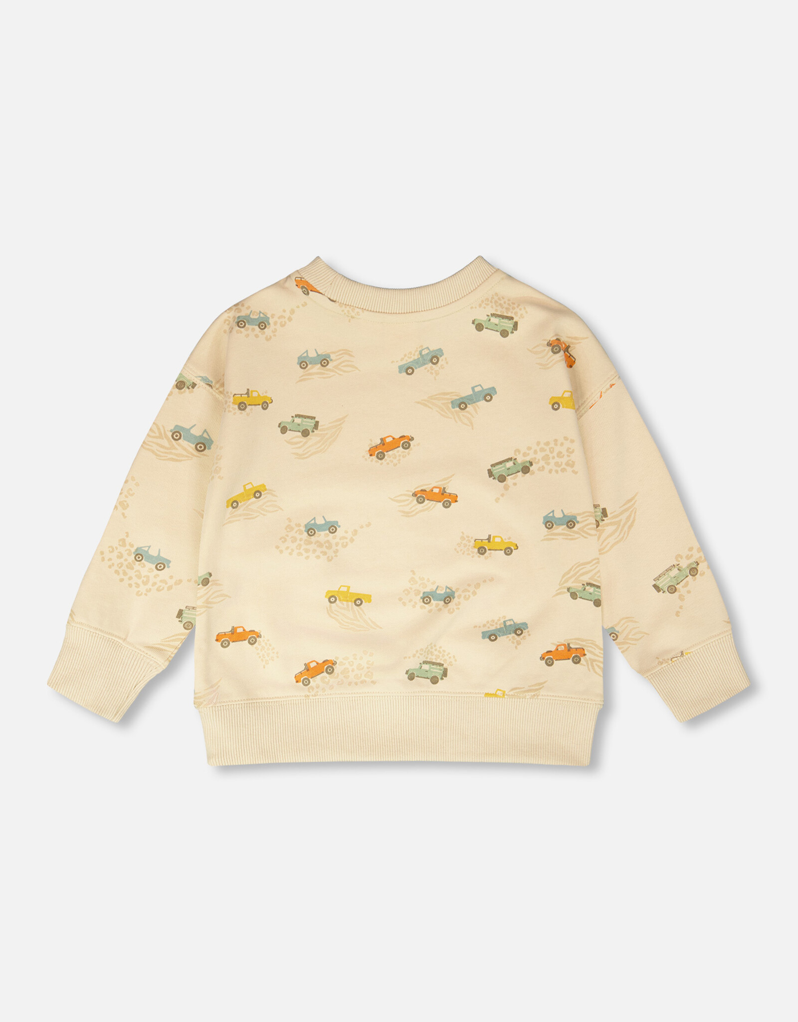 Deux Par Deux Safari Jeeps Terry Sweatshirt