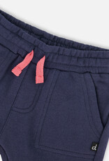 Deux Par Deux Navy Stripes T-Shirt and Short Set