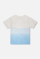 Deux Par Deux Blue Gadient Short Sleeve T-Shirt