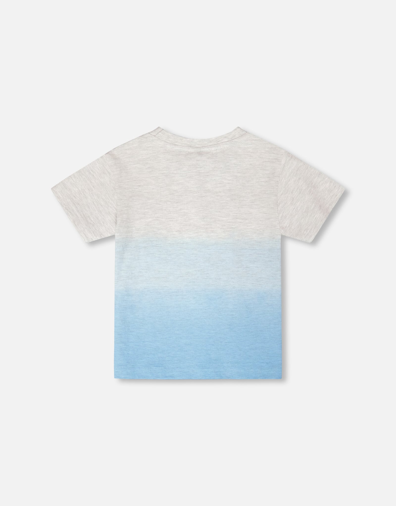 Deux Par Deux Blue Gadient Short Sleeve T-Shirt