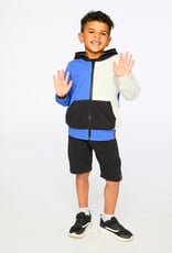 Deux Par Deux Anthracite Terry Shorts Boys